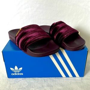 Adidas Adilette Slide Women’s Size 7 NWT and box
